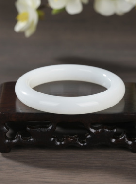 云上叙28 DS00721 -和田玉手镯—多样性发一件-10x8mm（甄选）