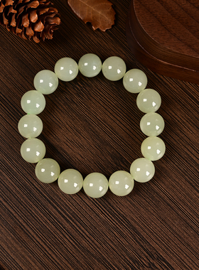 云上叙14 DS14151-和田玉单圈手串-多样性发一件-11.5mm （甄选）
