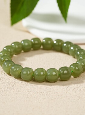 云上叙3 DS87980 和田玉手串-多样性发其一-8.5x9.5mm（甄选）