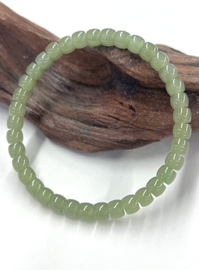 云上叙4 DS48889 -和田玉单圈手串-多样性发一件-5.5mm（甄选）