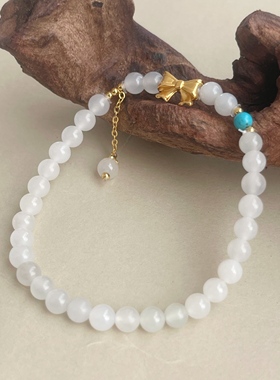 云上叙3 DS64732 和田玉DIY单圈手串多样性发一件4.5mm （甄选）