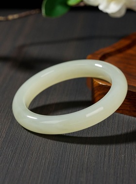 云上叙28 DS69687 和田玉手镯-多样性发其一-11*9mm（甄选）