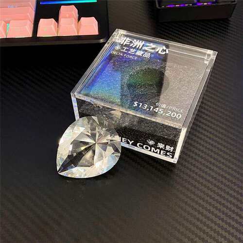 非洲之心三角洲行动游戏周边水晶模型摆件海洋之泪大红玩具礼物 - 图1