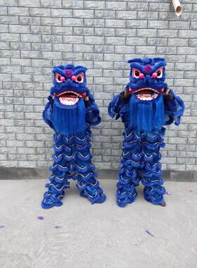 包邮社火单人舞龙舞狮道具成人儿童南师北狮醒狮服装小狮子头整套