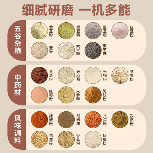 扬子磨粉机家用小型五谷破碎机破壁粉碎机研磨机器超细打药材粉机 - 图2