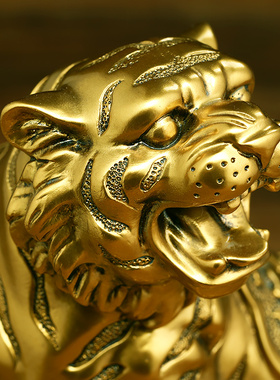 招财老虎摆件十二生肖鼠牛虎w兔龙蛇马羊猴鸡狗猪全套装饰工艺品