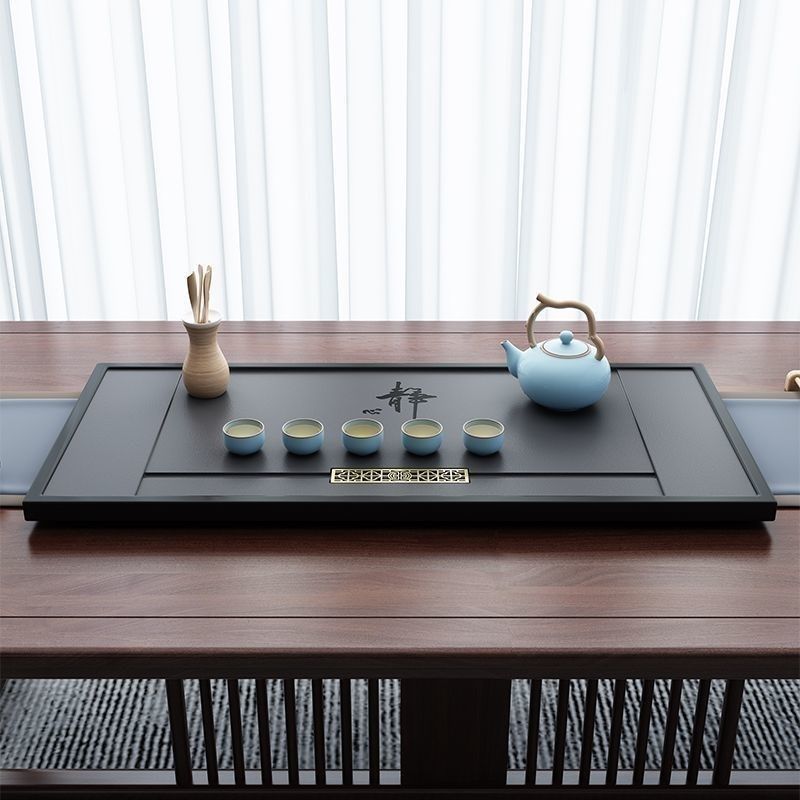 精选合成乌金石茶盘客厅办公室茶盘石头功夫茶台茶海茶盘下排水茶,淘宝优惠券,粉丝福利购,淘宝优惠卷