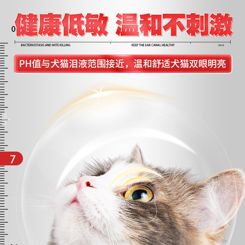 联邦尼润猫咪眼药水去除狗狗眼睛发炎泪痕结膜炎硫酸新霉素滴眼液,淘宝优惠券,粉丝福利购,淘宝优惠卷