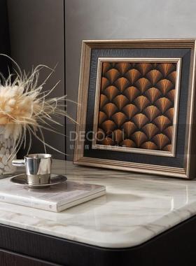 邸高家居酒店样板间家具展厅卧室床头柜饰品软装高级感摆件装饰画