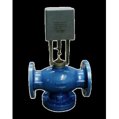 活塞式结构VB700电动比例积分调节阀手动开阀杠杆操纵 - 图0