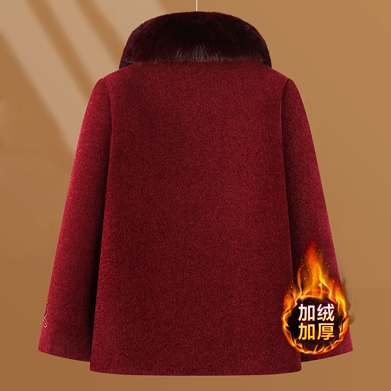 奶奶秋冬装外套女中老年人妈妈装加绒加厚老人衣服冬季老太太新款,淘宝优惠券,粉丝福利购,淘宝优惠卷