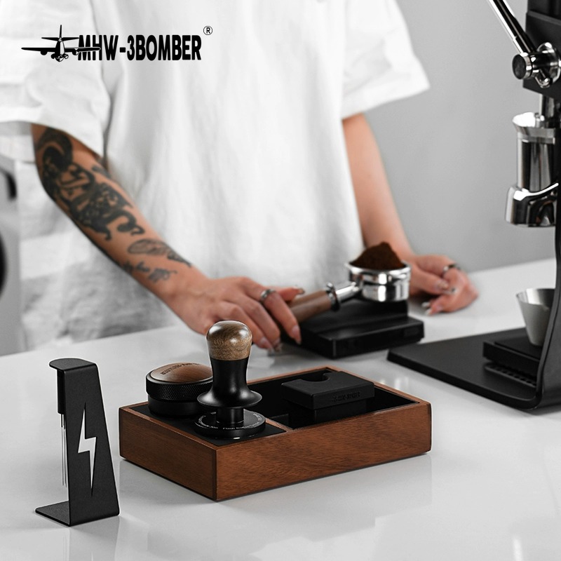 MHW-3BOMBER轰炸机闪击恒力压粉锤通用咖啡压粉器套装51/53/58mm
