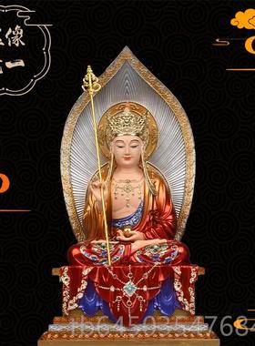 高档全堂佛佛像刚台娑婆四圣神像菩摆件观音萨藏释迦牟尼地王弥勒