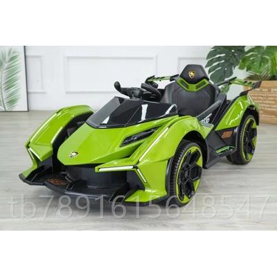 正品儿童电动车车宝宝遥控跑车可坐人四轮四驱早教童玩具汽男女小 - 图0