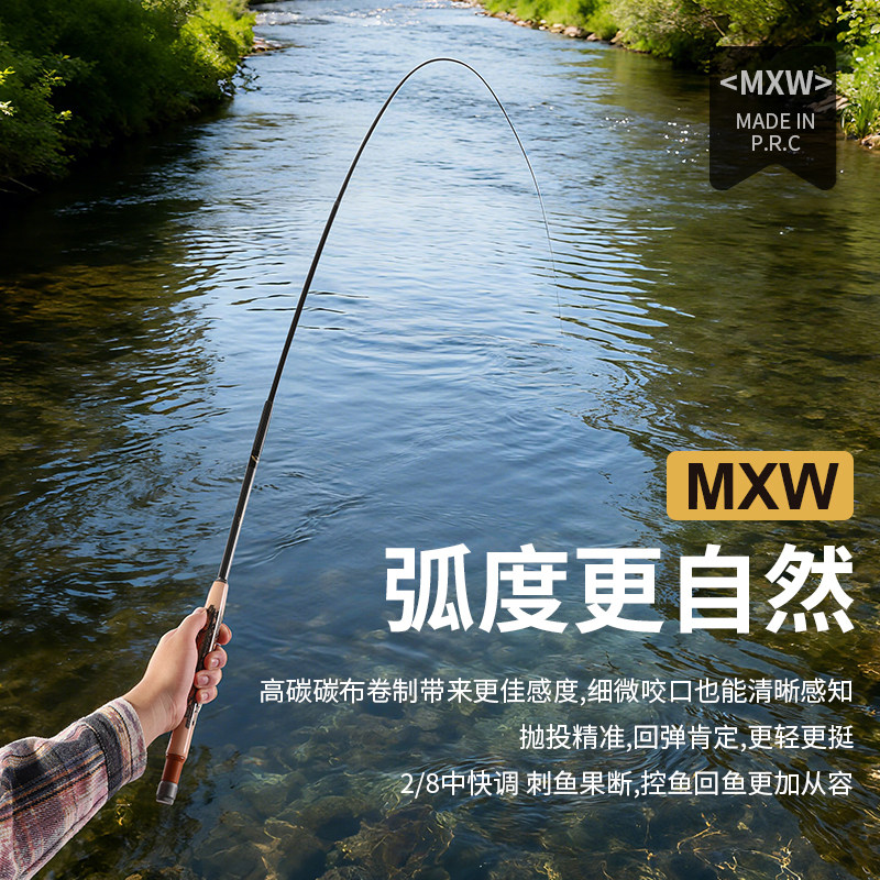 小物钓鱼竿套装短节儿童溪流竿超轻量天展钓鱼竿鳑鲏马口儿童手竿,淘宝优惠券,粉丝福利购,淘宝优惠卷