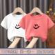 100% pure cotton boy short-sleeved T-shirt summer new short T-shirt