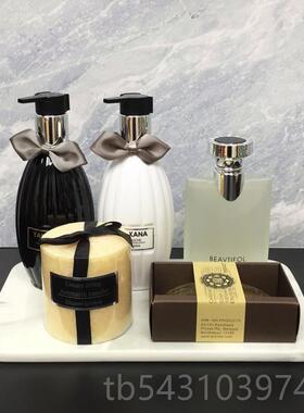 正品现代样间大理浴瓷砖石家板居摆件卫软装饰品卫生间展厅浴室柜