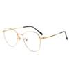 Authentic radiation-proof eye-proof blue light glasses for women, Korean version, trendy men's computer goggles, ultra-light poly-shaped edge, pure titanium legs, close-up