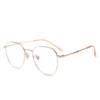 Authentic radiation-proof eye-proof blue light glasses for women, Korean version, trendy men's computer goggles, ultra-light poly-shaped edge, pure titanium legs, close-up