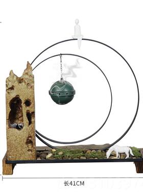 正品办流公禅室意陶瓷加摆件家居饰品水招财喷泉客厅鱼缸装饰湿器