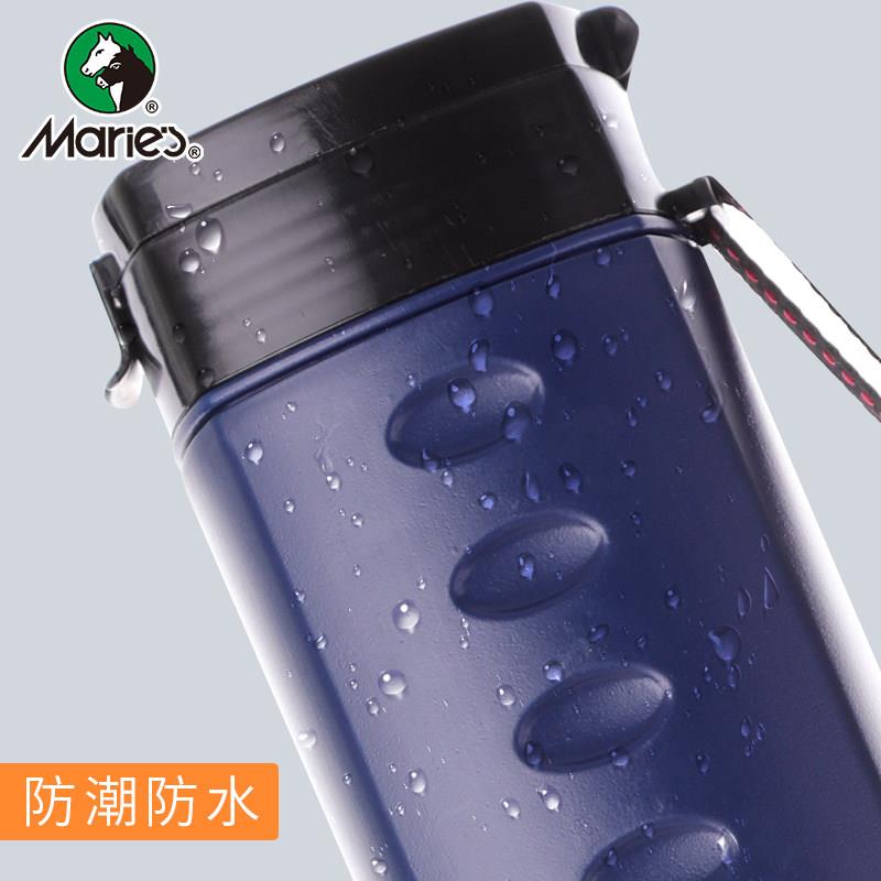马利牌方形画筒 彩色多功能加厚可伸缩素描纸装画桶纸筒海报收纳 - 图2