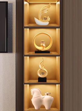 风生水起摆件轻奢高档高级感酒柜装饰品客厅电视柜档办公室装饰品