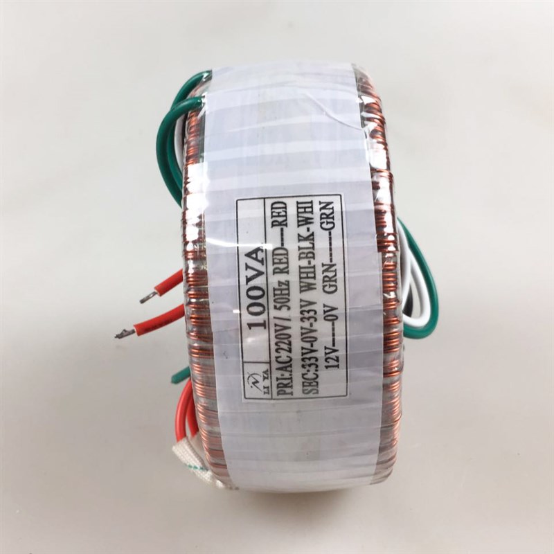 100W环形变压器 220V转双33V12V干式隔离电源 纯铜足功率电子配件 - 图2