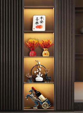 马到成功摆件红酒托酒架托置物架酒柜电视柜餐边柜装饰品创意摆件