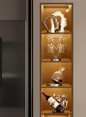 海贝海轻奢高档家居客厅电视柜酒柜暴力熊红酒架餐边柜装饰品摆件