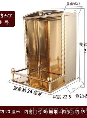 正品色不锈钢挂柜挂龛子金家用放屋柜子大号佛龛佛佛台柜供台壁龛