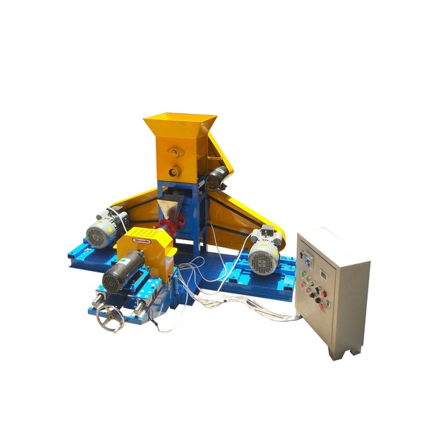 Cat food, dog food, fish feed puffing pellet machine fully automatic fresh meat, dog food puffing multifunctional machine aquatic products equipment