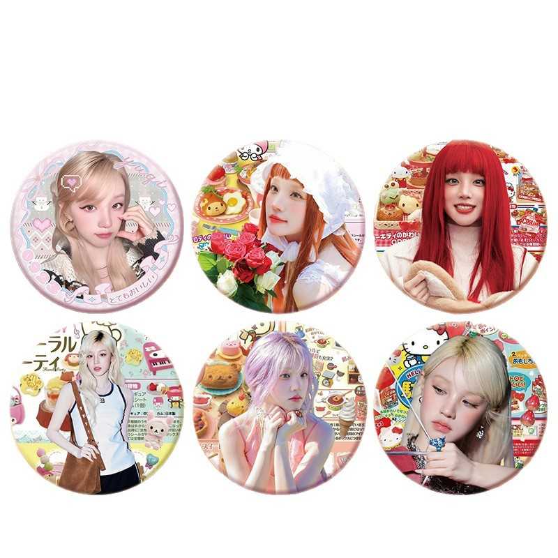 宋雨琦吧唧明星爱豆周边粉丝应援物料包包挂件自制diy痛包徽章 - 图3