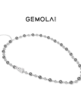 叛逆千金风闪耀派对灰珠多戴款兔兔项链手链腰链