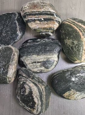 小石头不切底青石镇宅鱼缸造景石