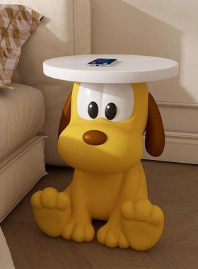 创意布鲁托客厅沙发电视柜旁边几床头柜落地狗装饰品搬家礼物摆件