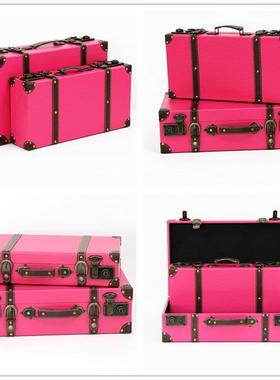 采购产品覆古的背包行李箱装饰品，道具盒子装饰品，创意的家庭装