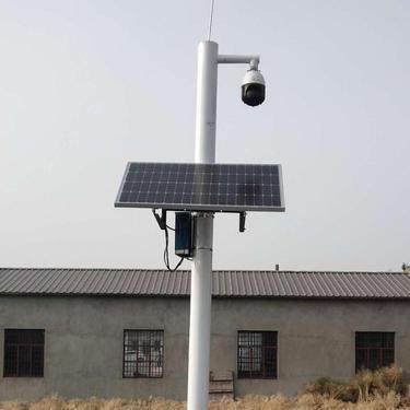 山区河道太阳能监控杆5米6米热镀锌管免布线光能供电监测立杆支架,淘宝优惠券,粉丝福利购,淘宝优惠卷