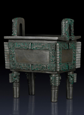 铜艺铺小号纯铜鼎风水摆件家居装饰一言九鼎工艺品青铜鼎开业礼品