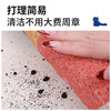 Rabbit silk circle floor mat at the entrance, non-slip and stain-resistant, cuttable home entrance carpet, high-density foot mat, entrance door mat