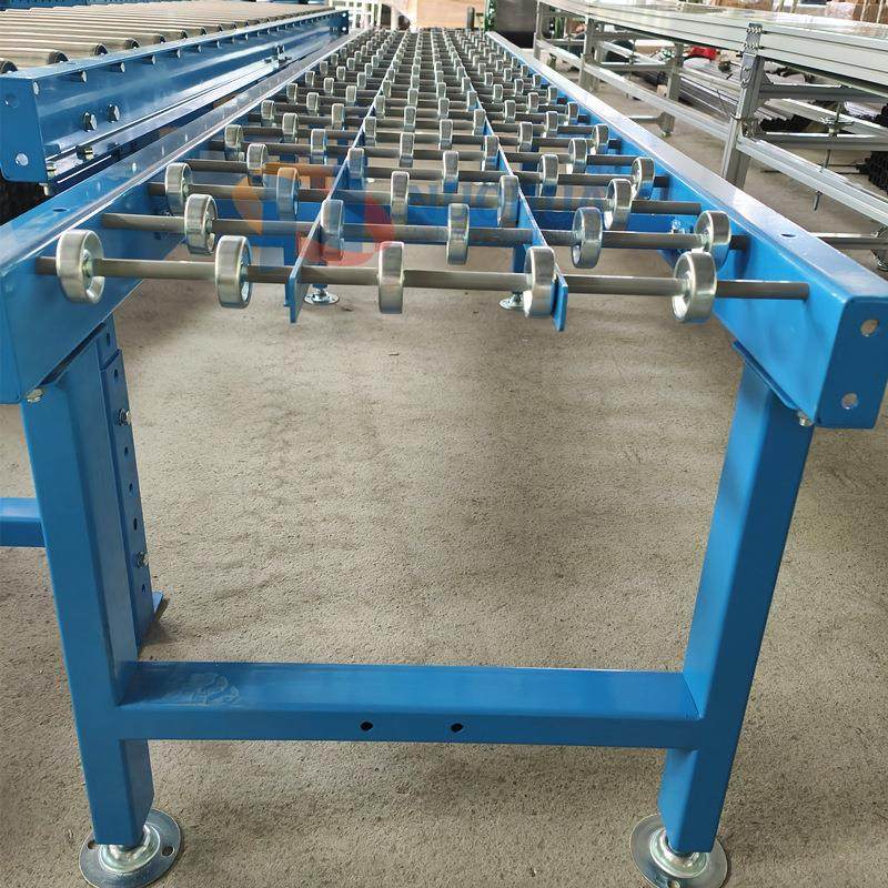 福来轮无动力传送带固定式水平滚轮输送机卸货神器直道下货运输,淘宝优惠券,粉丝福利购,淘宝优惠卷