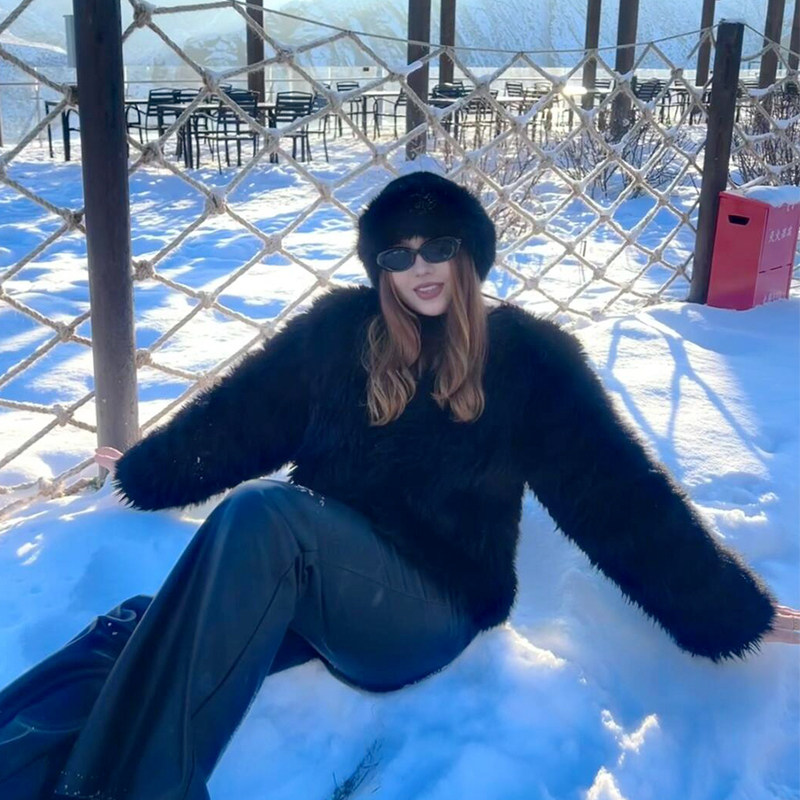 毛绒帽子女2025冬保暖防寒虞书欣同款渔夫蒙古帽东北盆帽护耳帽,淘宝优惠券,粉丝福利购,淘宝优惠卷