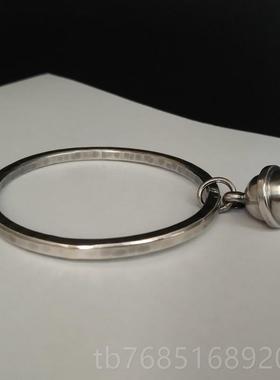 高档时尚复古做银旧铃铛制民族风闭口款足银手工创私人订9原9纯手