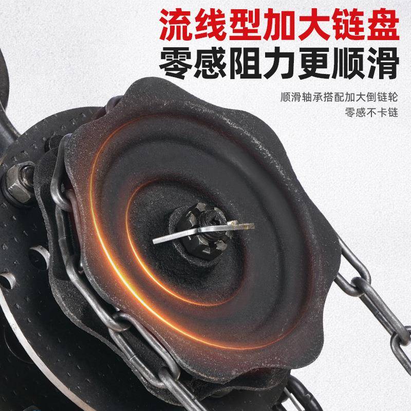 圆形手拉葫芦1吨2吨吨5吨10吨米6米小型家用手动起重葫芦倒链 - 图2