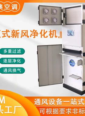 柜式新风机商用新风净化型立柜式机组商用超静音过滤柜式空调机组