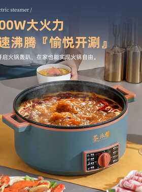 电蒸锅多功能家用一体三层大容量不锈钢多层蒸笼蒸煮自动断电定时