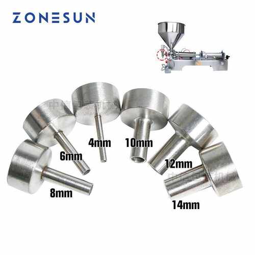 尚航灌装机配件气动灌装出料嘴4/6/8/10/12/14mm进出硅胶/氟胶管 - 图0