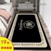 Light luxury bedroom bedside carpet girl's bedside blanket living room simple style floor mat room stain-resistant balcony bay window mat
