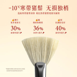 凌山海水粉笔【单支】水粉笔美术生专用水洗猪鬃尼龙油画排笔丙烯