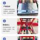 Motorcycle sports car electric repair tool lifting elevator repair table repair frame lifting table workbench pneumatic