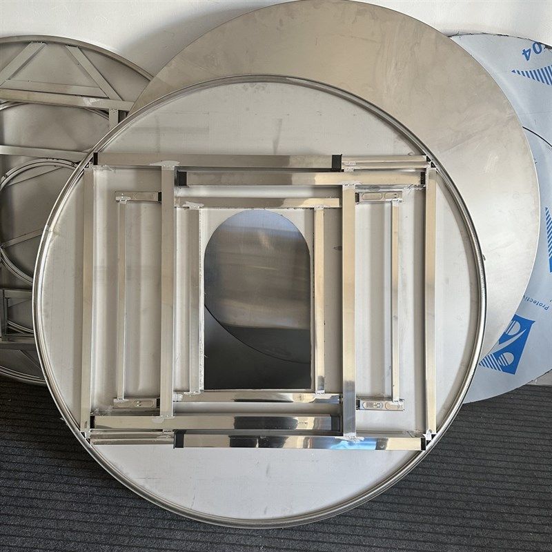 不锈钢火锅桌配嵌入式韩式双气瓶卡式炉圆桌连体折叠桌方桌,淘宝优惠券,粉丝福利购,淘宝优惠卷